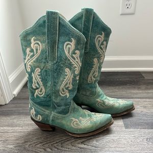 Turquoise Cowboy Boots